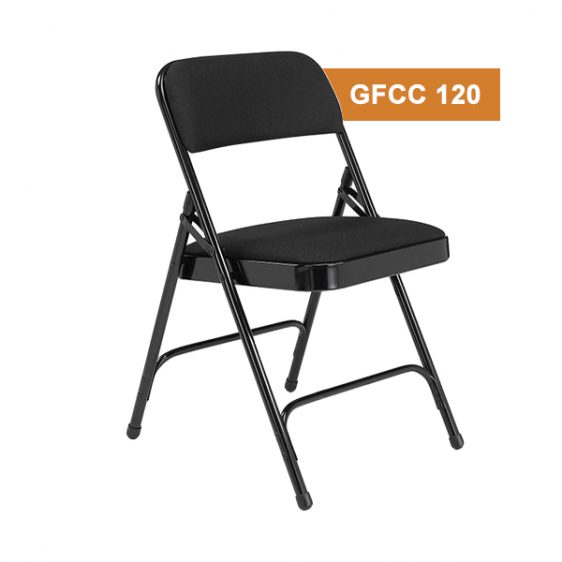 Black Folding Cafe Chair